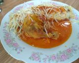Foto del paso 17 de la receta: Canelones de espinacas y pollo con salsa rosa