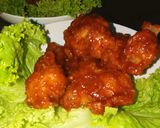 Foto langkah ke 9 dari resep Richeeze Fire Chicken & saus keju homemade.