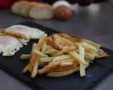 Foto del paso 10 de la receta: Huevos fritos con patatas... para principiantes! 🍳🍟