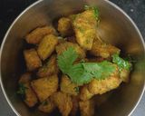 A picture of step 8 of Crispy aaloo chat.