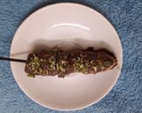 A picture of step 4 of Chocolate banana sushi.