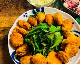 A picture of step 4 of Deep-Fry Scallops.