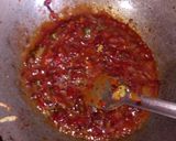 A picture of step 3 of Veg Manchurian.