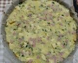 Foto del passaggio 6 della ricetta Pizza cavolfiore con purea di patate prosciutto cotto e fontina