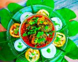 A picture of step 7 of Arabi Leaves Kofta Curry.