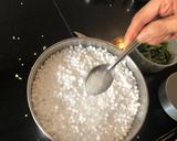 A picture of step 1 of Sabudana khichdi.