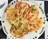 Gambar langkah 5 resipi 👩‍🍳Enoki Omelet Patties.