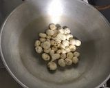 A picture of step 1 of Makhana Kheer.