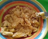 Foto del paso 1 de la receta: Keke de avena, banana y arándanos