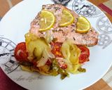 Foto del paso 6 de la receta: Salmón al horno con verduras