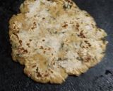 A picture of step 5 of Sindhi koki in my style.