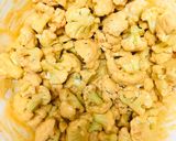 A picture of step 2 of Cauliflower Manchurian in Air fryer # theme challenge.