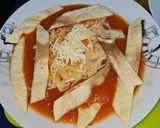 A picture of step 5 of Aztec Soup.