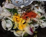 A picture of step 5 of Rava masala cut dosa sooji masala cut dosa.