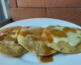 Foto del paso 11 de la receta: Pancakes de maíz🌽 con queso y miel de panela🫓🍯🧀