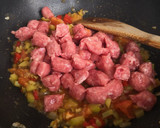 Foto del paso 9 de la receta: Salteado de verduras y longaniza con salsa de sobrasada