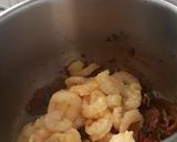 A picture of step 4 of Shrimp biryani.
