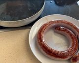 Foto del paso 2 de la receta Arroz con butifarra y puntas de jamón