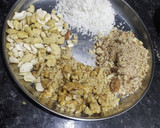 A picture of step 2 of Dates laddu.