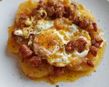 Foto del paso 6 de la receta: Patatas confitadas con chorizo y huevo frito