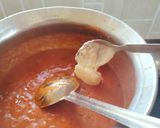 A picture of step 5 of Mushroom peas masala.