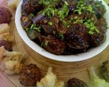 A picture of step 9 of Vegetable gravy Manchurian.