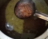 A picture of step 2 of Kali Malka daal with rice.