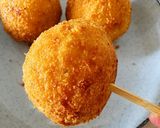 Φωτογραφία βήματος 4 της συνταγής Arancini (αραντσίνι) με μοτσαρέλα