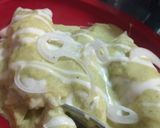 A picture of step 6 of Enchiladas Suizas Verdes.