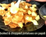 A picture of step 6 of Aloo Dahi Papdi Chaat.