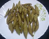 A picture of step 3 of Spinach Muttar.