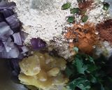 A picture of step 1 of Raw banana tikki.