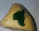 A picture of step 4 of Star rainbow cookies.
