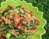 Foto langkah ke 6 dari resep Tumis Tempe Kacang ala masakan rumahan.