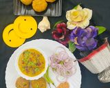 A picture of step 13 of Sattu Bafla with Dal.