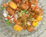 A picture of step 4 of Papad paneer boat.
