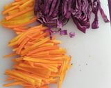 Foto langkah ke 1 dari resep Salad Hokben (kol ungu).
