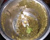 A picture of step 1 of Jaggery and mint sharbat.
