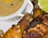 Une image de l'étape 5 de Poulet et sauce moutarde.