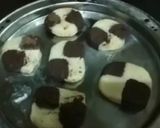 A picture of step 7 of Easy eggless chocolate marble cookies 🍪.