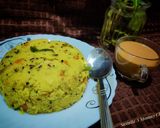 A picture of step 7 of Vegetable masala upma.