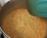 A picture of step 4 of Knorr noodles with pink sauce.