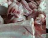A picture of step 1 of Beef nehari.