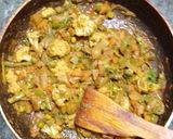 A picture of step 4 of Veg Biryani.