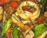 Foto langkah ke 6 dari resep Cumi Tumis Pedas.