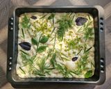 Hình bước làm 3 của món Focaccia (Bánh mì truyền thống Ý)