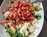 Une image de l'étape 4 de °Courgettes rondes farcies ricotta et lardons°.