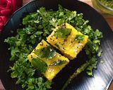 A picture of step 7 of Suji Dhokla.