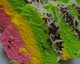 Foto langkah ke 7 dari resep Bolu kukus rainbow cake.