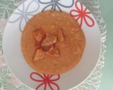 Sárga borsó főzelék sértés pörkölttel recept fázis 5 fotója